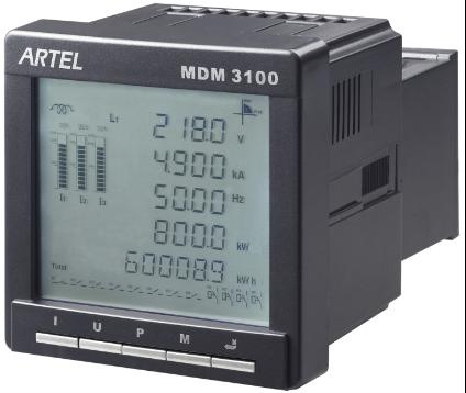 MDM3100 multifunction power meter - the documented panel meter in this range